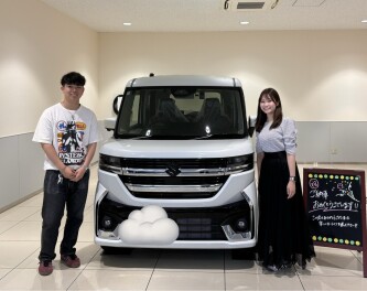 スペーシアカスタム納車させていただきました！